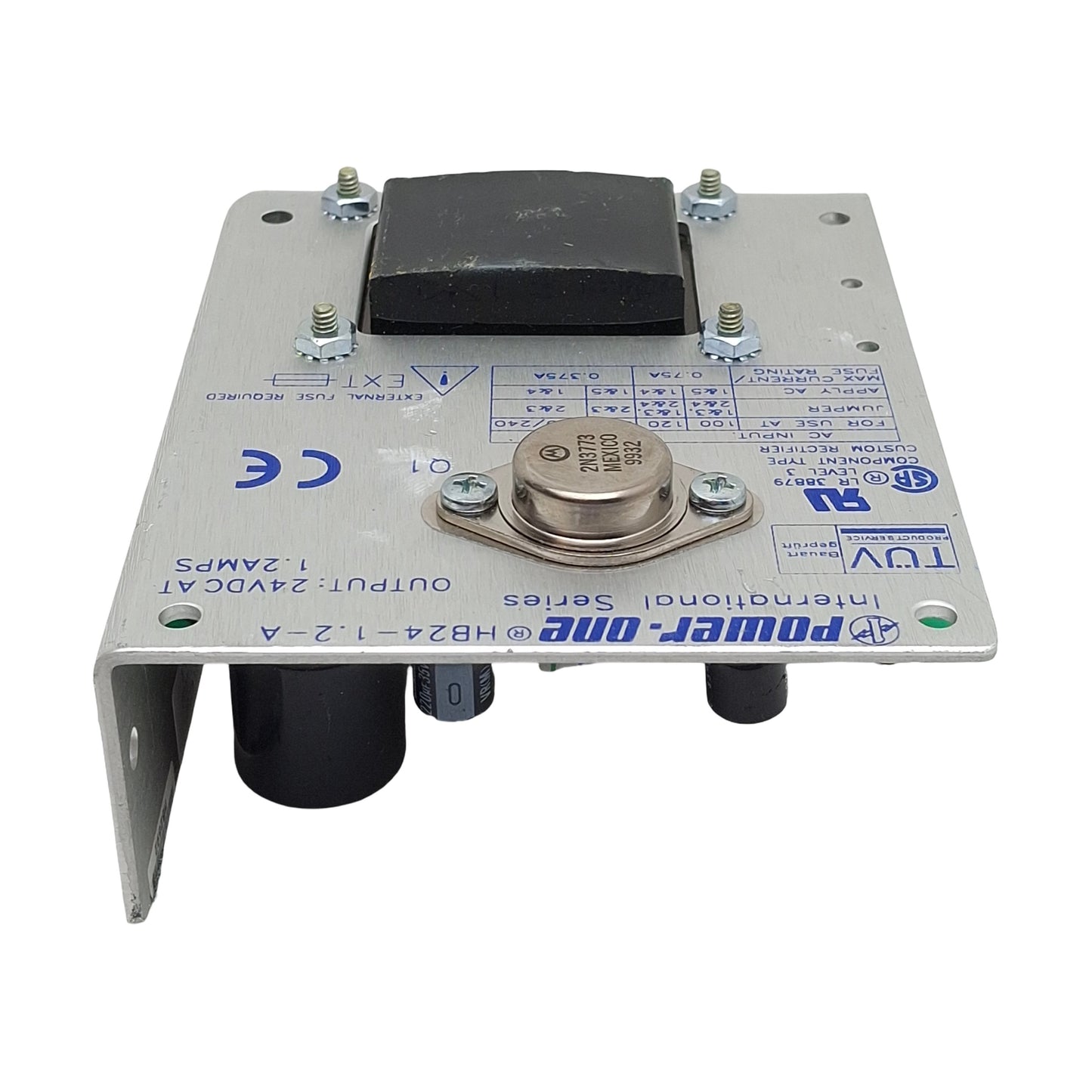 Used Power-One HB24-1.2-A Switching Power Supply 100/120/215/230-240VAC In 24VDC 1.2A
