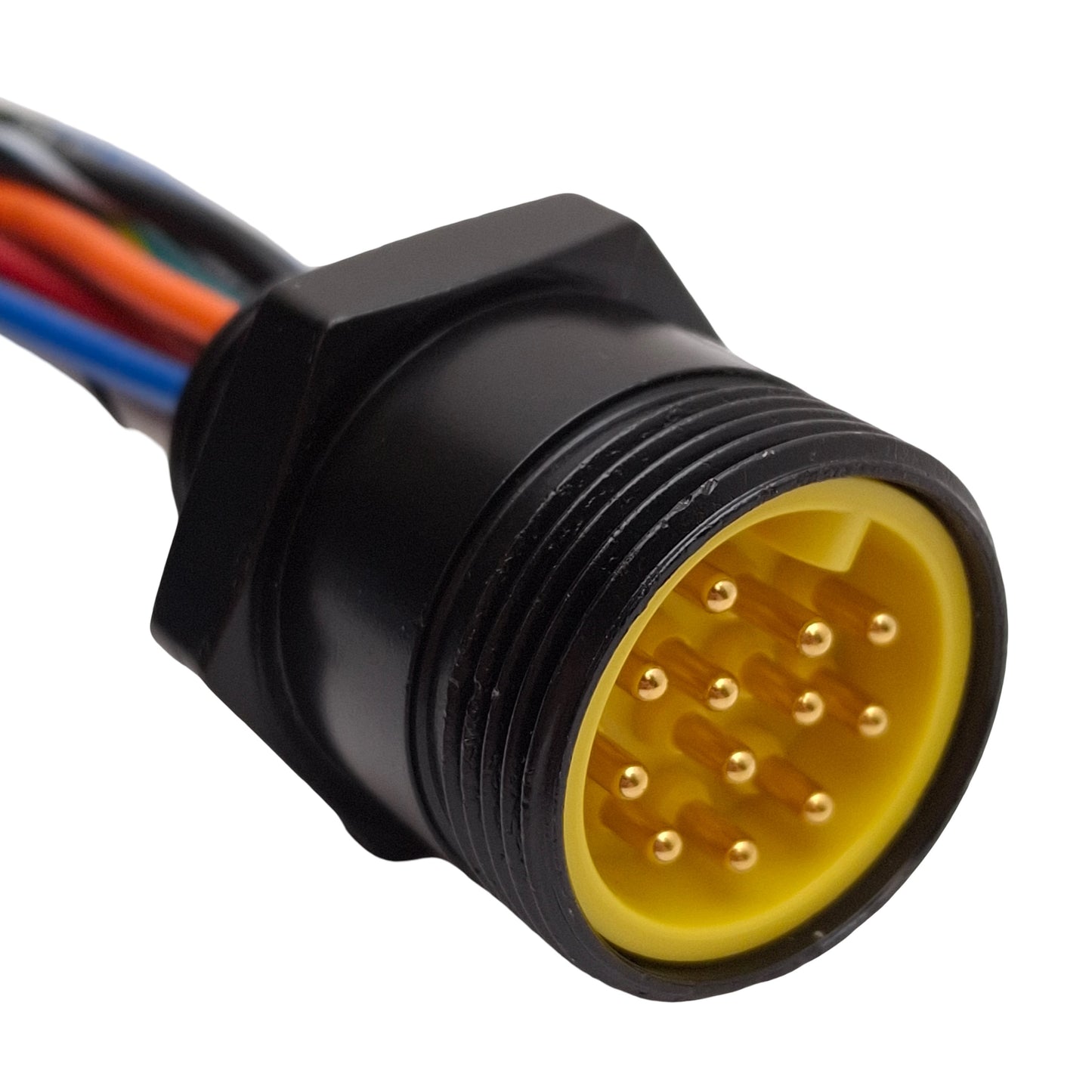 New Brad Connectivity 1300150076 Mini-Change Receptacle 12P, 5A 600VAC/DC, 1/2in NPT