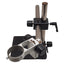 Used Stereo Microscope Stand w/ Focus Block, ø3in ID Ring, 21.5in Arm, 15in Column
