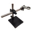 Used Stereo Microscope Stand w/ Focus Block, ø3in ID Ring, 21.5in Arm, 15in Column