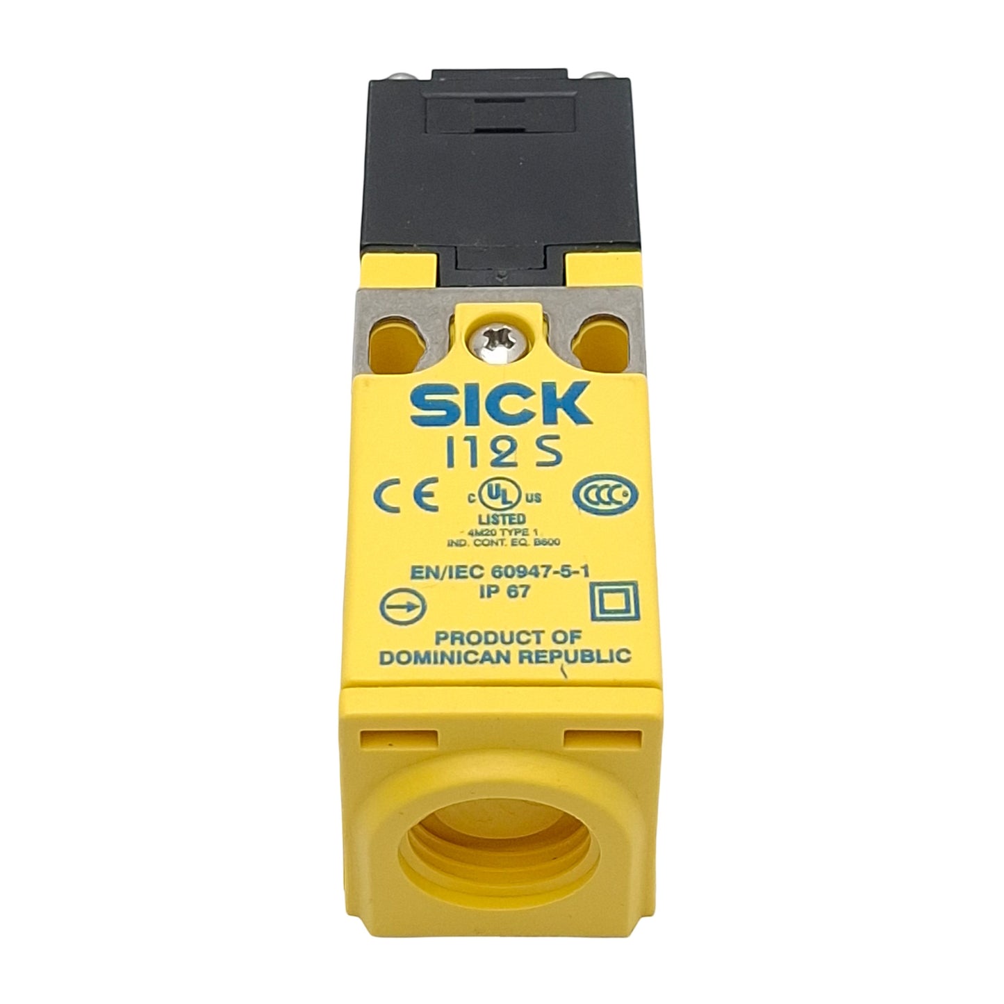 New SICK i12-SA113 Door Interlock Safety Switch, 1NC-1NO, 240VAC 3A, 6N Force, M16