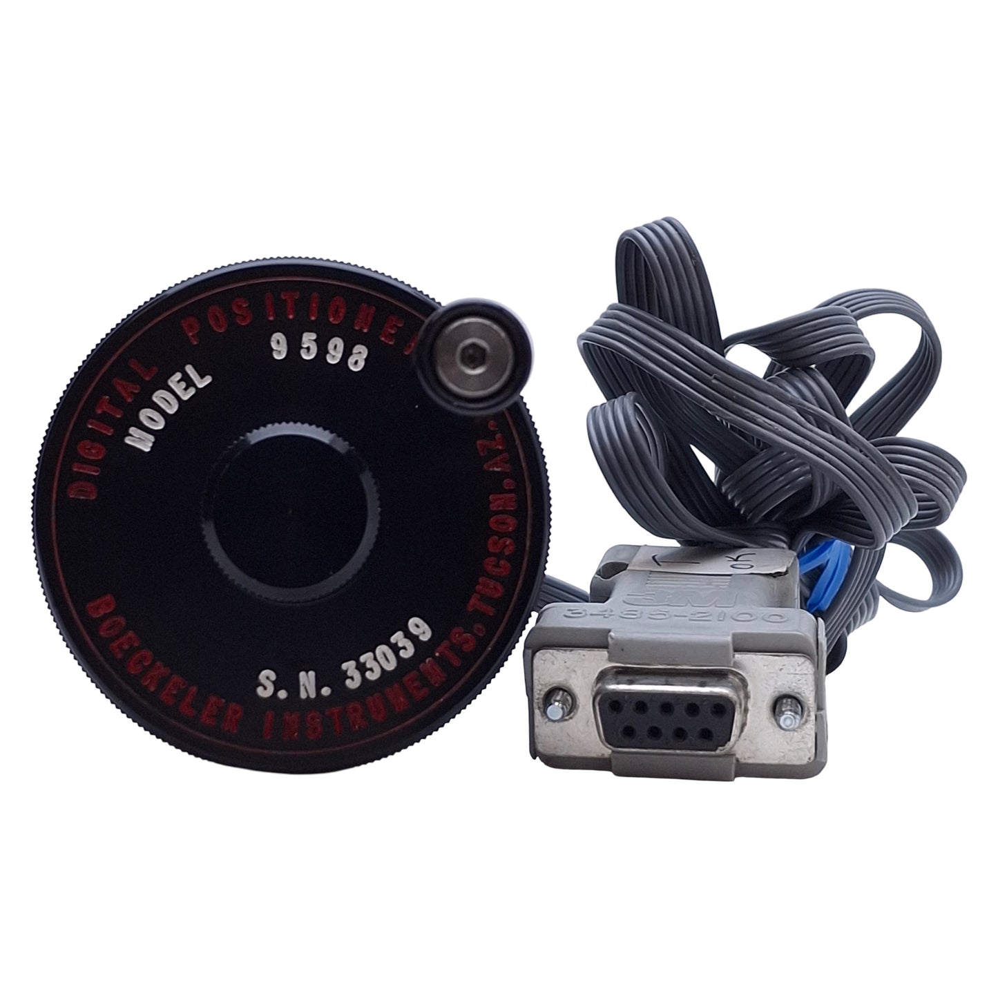 Used Boeckeler 9598 Digital Micrometer and Positioner Head, 1/2" Dia. for Mounting