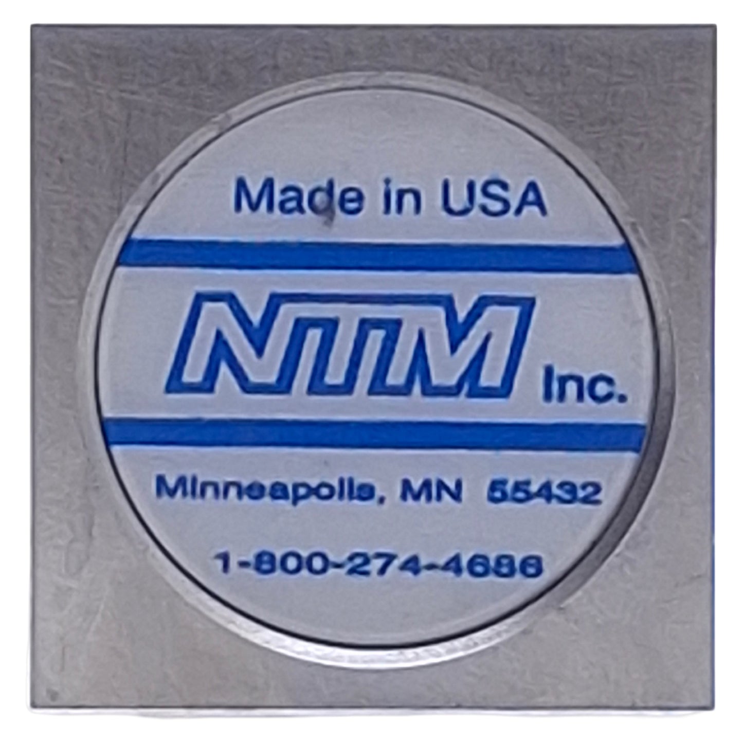 New NTM 41101-90 Magnetic V-Block ø0.03"-ø0.625" Capacity, 1.1"x1.1"x0.98", ±0.0002"