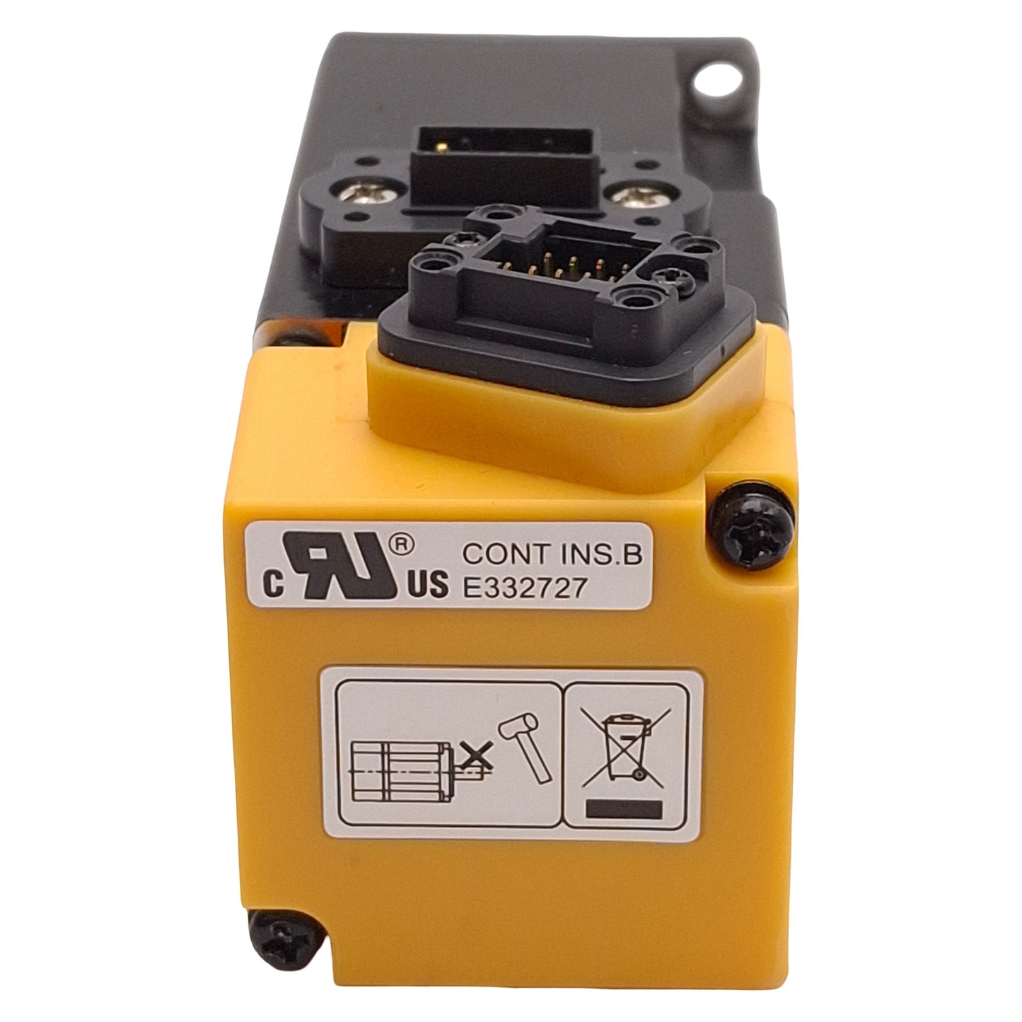 Used Parker PM-FAL01AM8N Pulse Drive Servo Motor, 100W, 3200VAC 1.25A, 40mm Flange
