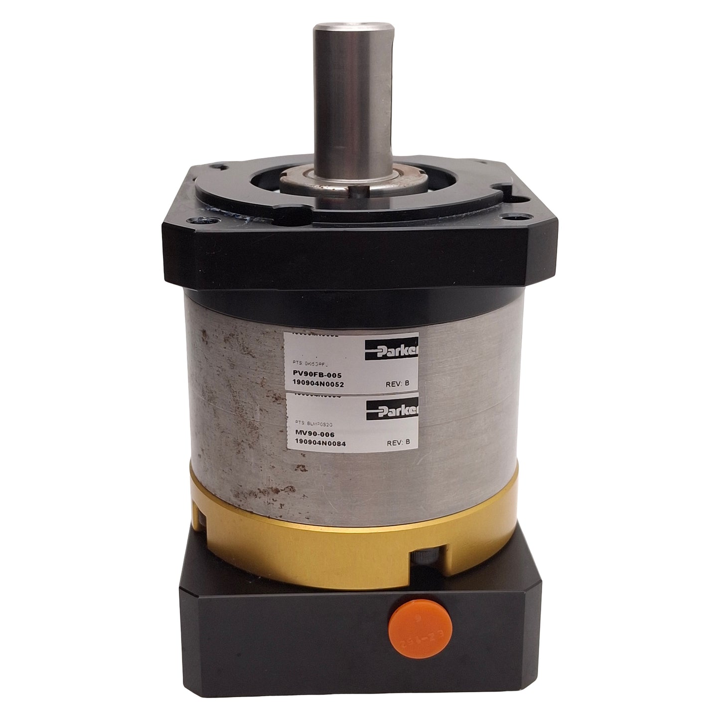 Used Parker PV90FB-005 / MV90-006 Planetary Gearhead, 5:1, ø20mm Shaft, 90mm Flange