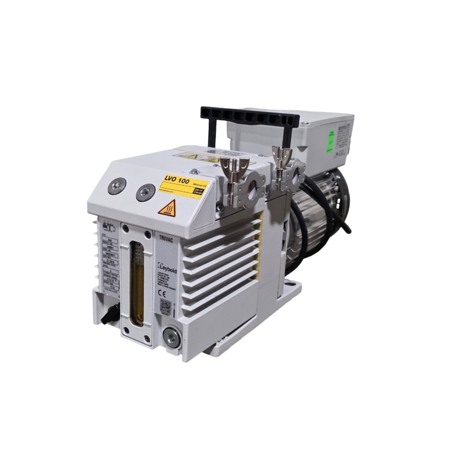 Used Leybold Trivac 140081 D4B Dual Stage Rotary Vane Vacuum Pump 3.4CFM KF16 240VAC