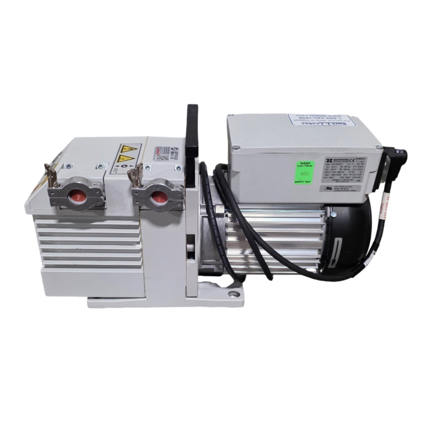 Used Leybold Trivac 140081 D4B Dual Stage Rotary Vane Vacuum Pump 3.4CFM KF16 240VAC