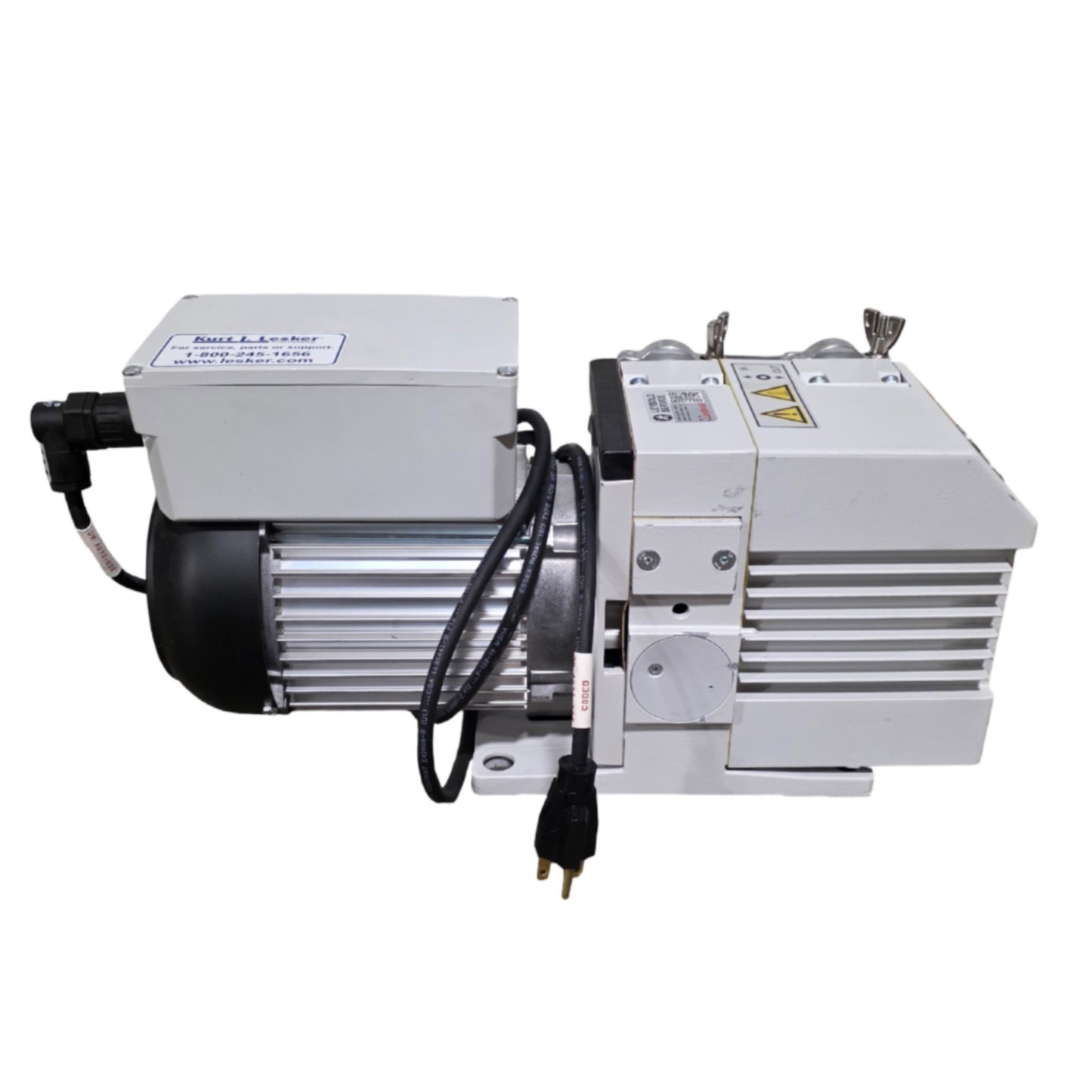 Used Leybold Trivac 140081 D4B Dual Stage Rotary Vane Vacuum Pump 3.4CFM KF16 240VAC