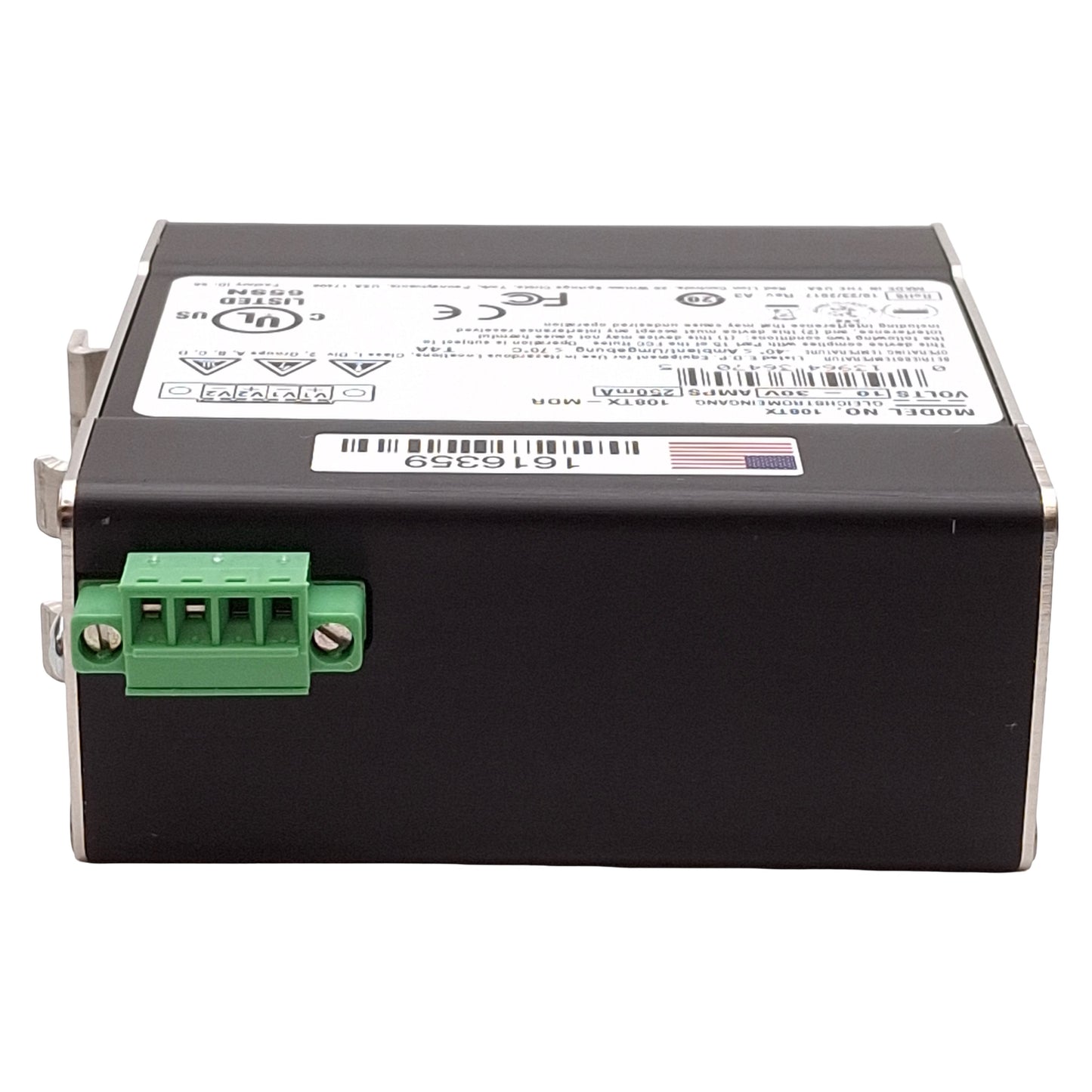 Used N-Tron 108TX-MDR Unmanaged Industrial Ethernet Switch, 8-Port, RJ45, 10-30VDC