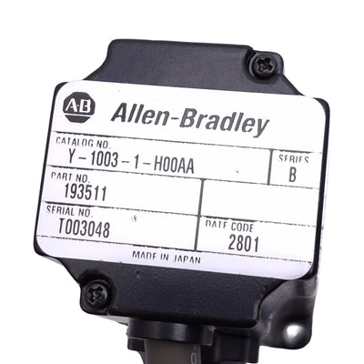 New Allen Bradley Y-1003-1-H00AA Brushless Servo Motor, 3ph 115VAC, 4500rpm Max