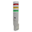 Used Idec LD6A-3GZQW-RYG LED Signal Light Tower, Red/Yellow/Green, 24VDC, ø60mm