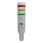 Used Idec LD6A-3GZQW-RYG LED Signal Light Tower, Red/Yellow/Green, 24VDC, ø60mm
