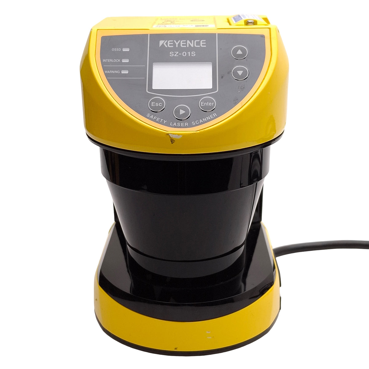 Used Keyence SZ-01S Simple Function Safety Laser Scanner, 270°, 4.2m, PNP, 24VDC