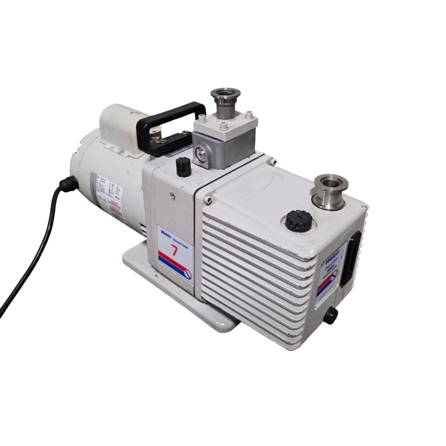 Used Welch 8920 DirecTorr Direct Drive Rotary Vane Vacuum Pump 7.7CFM, 1/2HP,120VAC