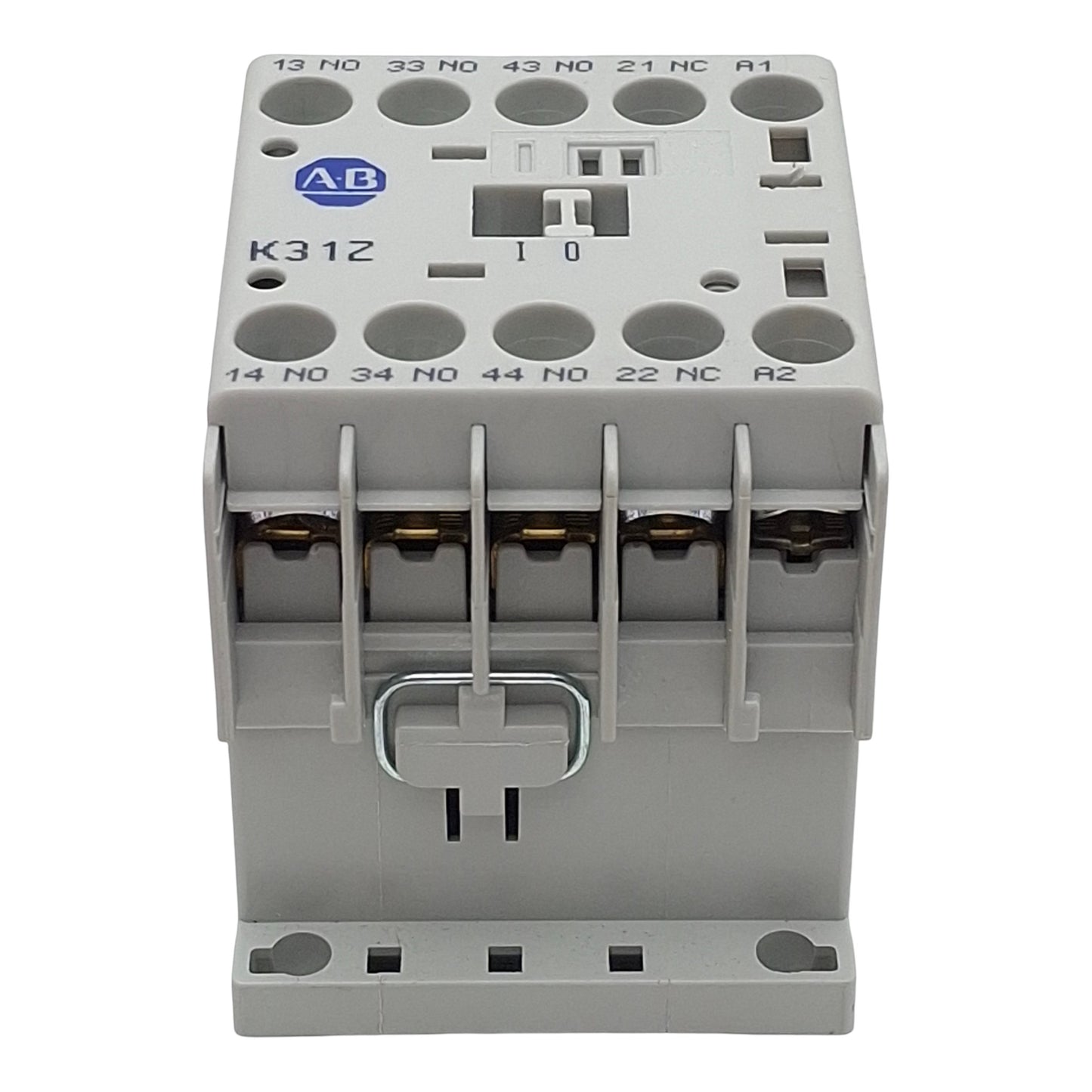 Used Allen Bradley 700-K31Z-DJ Control Relay, 4-Pole, 3NO-1NC, 600VAC 10A, 24VDC Coil