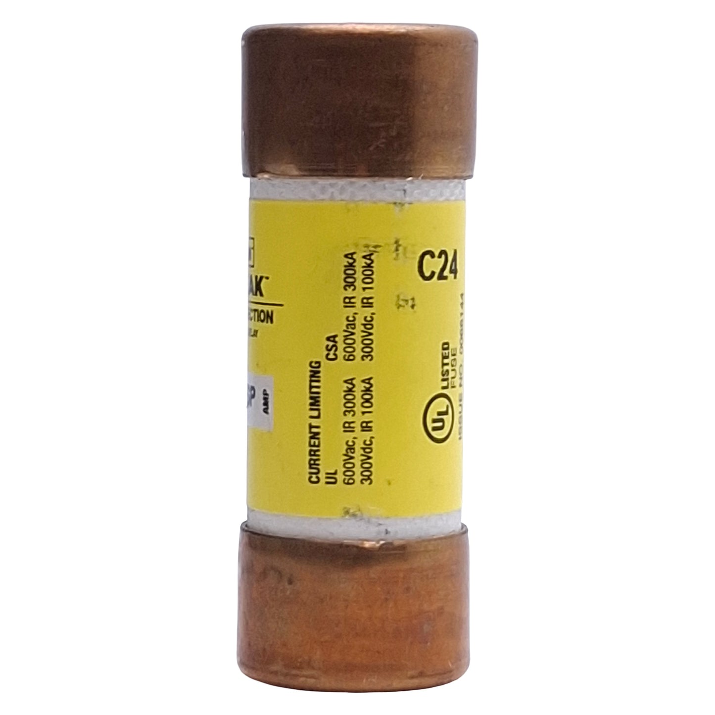 Used Lot of 3 Bussmann LPJ-15SP Time Delay Fuse, Dual Element, Rating: 15A 600VAC