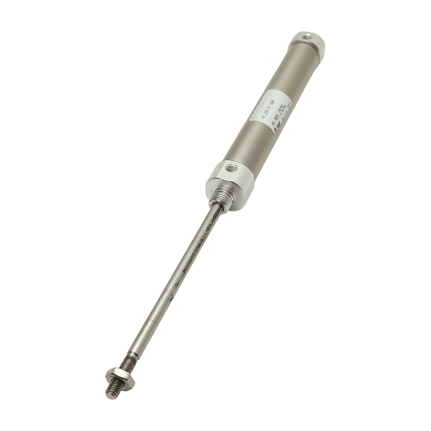 Used Lot of 2 SMC NCJ2B16-300 Pneumatic Cylinder, ø5/8in Bore, 3in Stroke, 100psi