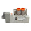Used SMC SY3120-5LZ-N7-F2 Solenoid Valve, 5-Way, 1/4 Tube, 0.15-0.7MPa, 24VDC Coil