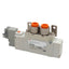 Used SMC SY5120-5LZ-N7T-F2 Solenoid Valve 5/2-Way, 1/4in Tube, 0.15-0.7MPa 24VDC Coil