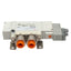 Used SMC SY5120-5LZ-N7T-F2 Solenoid Valve 5/2-Way, 1/4in Tube, 0.15-0.7MPa 24VDC Coil