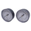 Used Lot of 2 Ashcroft 25W1005PH02B15# Pressure Gauge 0-15psi, 1/4" NPT, 2-1/2" Dial