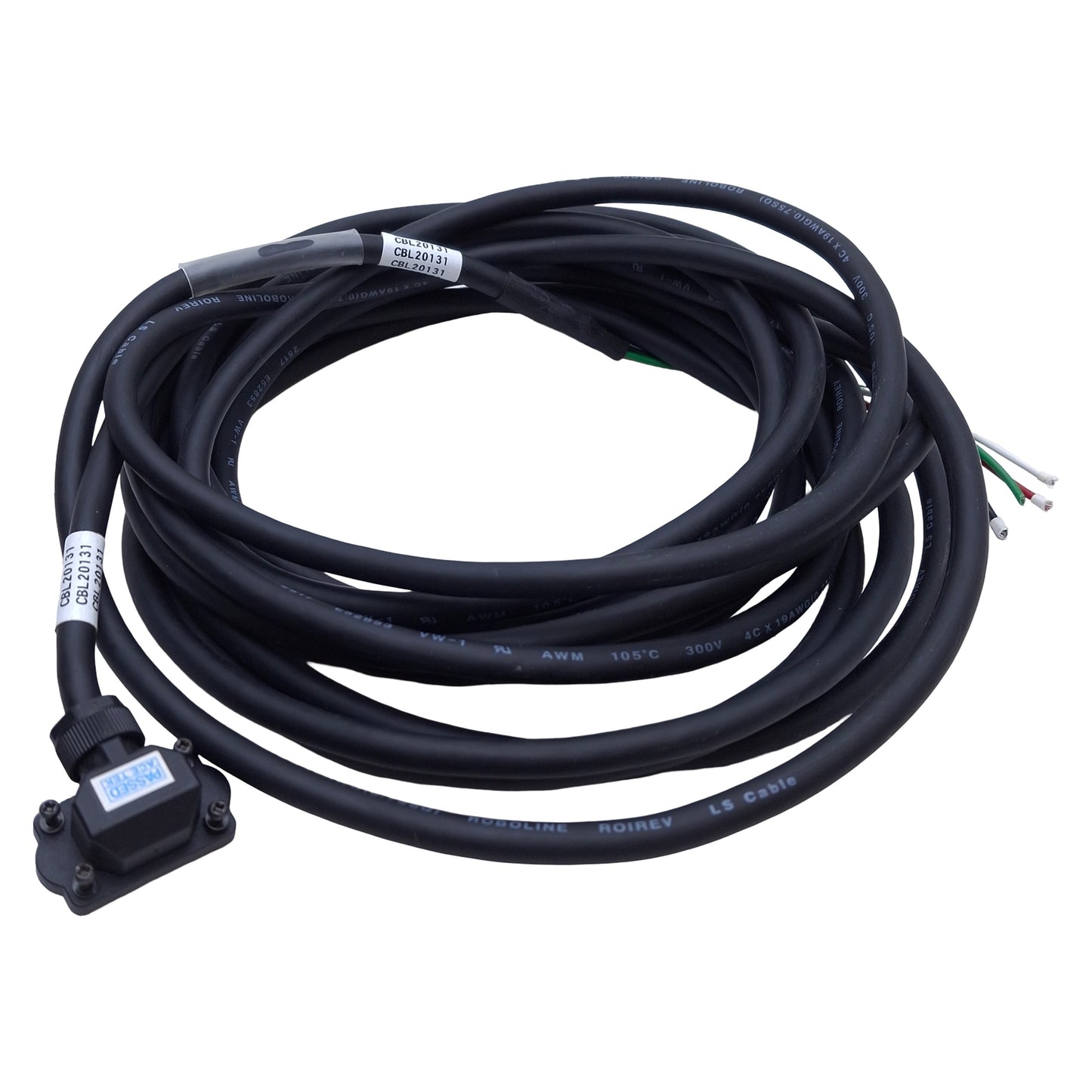 Used Parker APCS-PF05LS High Flex Motor Power Cable For Parker P Series, 5m Length