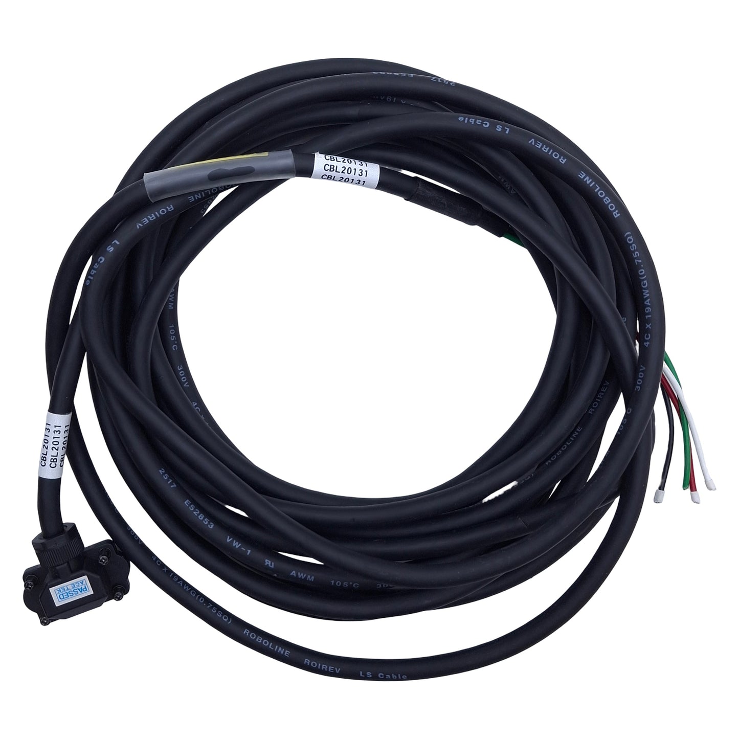 Used Parker APCS-PF05LS High Flex Motor Power Cable For Parker P Series, 5m Length