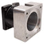 Used Aluminum Motor Coupler Adapter, 80mm Flange ø90mm Bolt Circle to NEMA 34