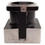 Used Aluminum Motor Coupler Adapter, 80mm Flange ø90mm Bolt Circle to NEMA 34