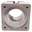 Used Aluminum Motor Coupler Adapter, 80mm Flange ø90mm Bolt Circle to NEMA 34