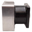 Used Aluminum Motor Coupler Adapter, 80mm Flange ø90mm Bolt Circle to NEMA 34