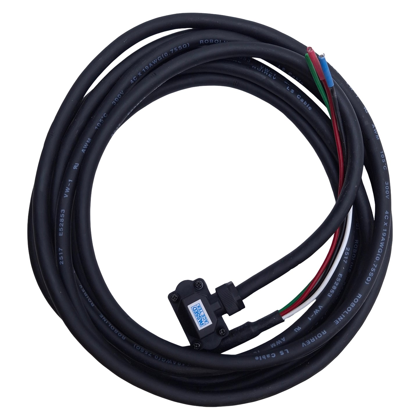 Used Parker APCS-PF03LS High Flex Motor Power Cable For Parker P Series, 3m Length