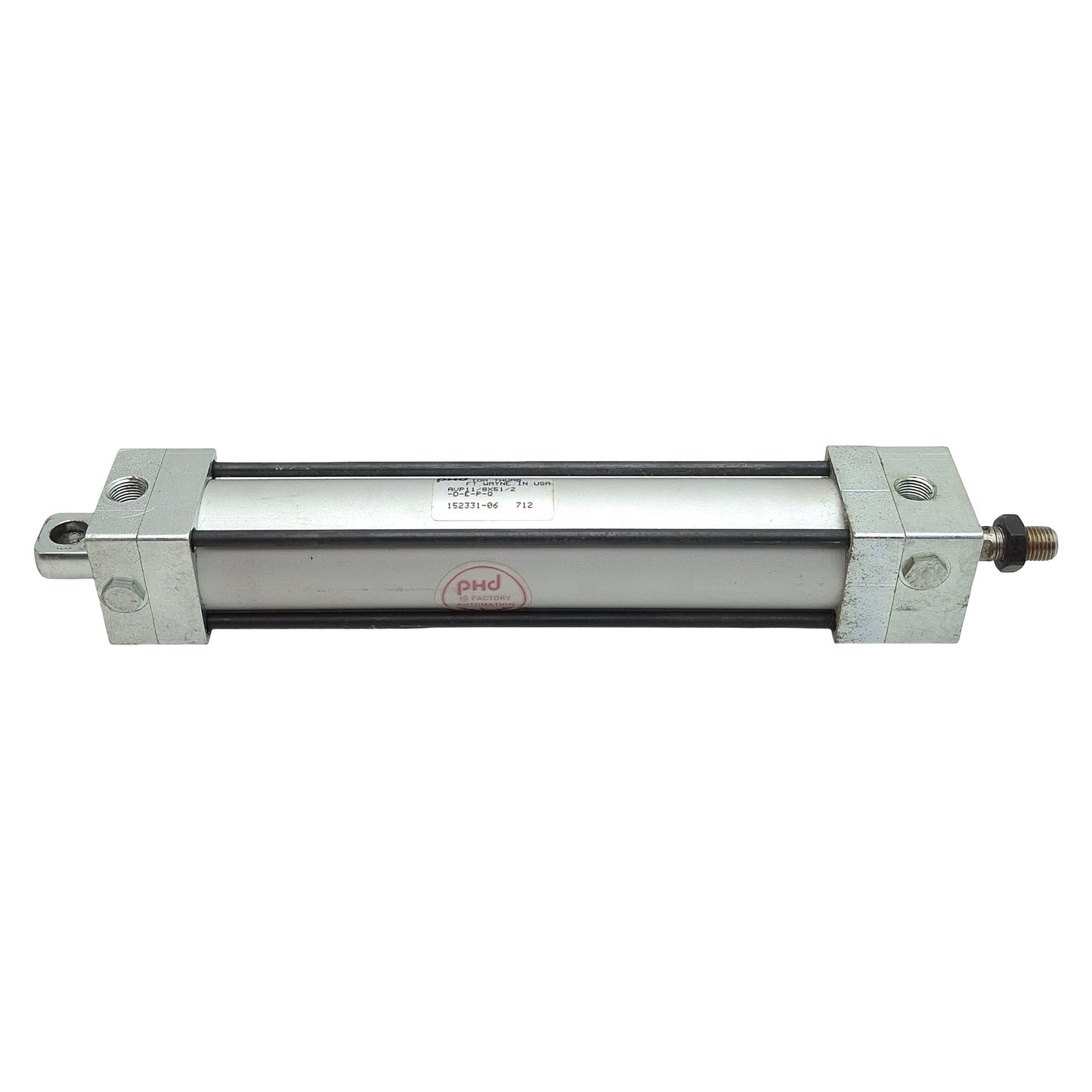 Used PHD AVP11/8X51/2-D-E-P-Q Pneumatic Cylinder, ø1/8" Bore, 5-1/2" Stroke, 1/8" NPT
