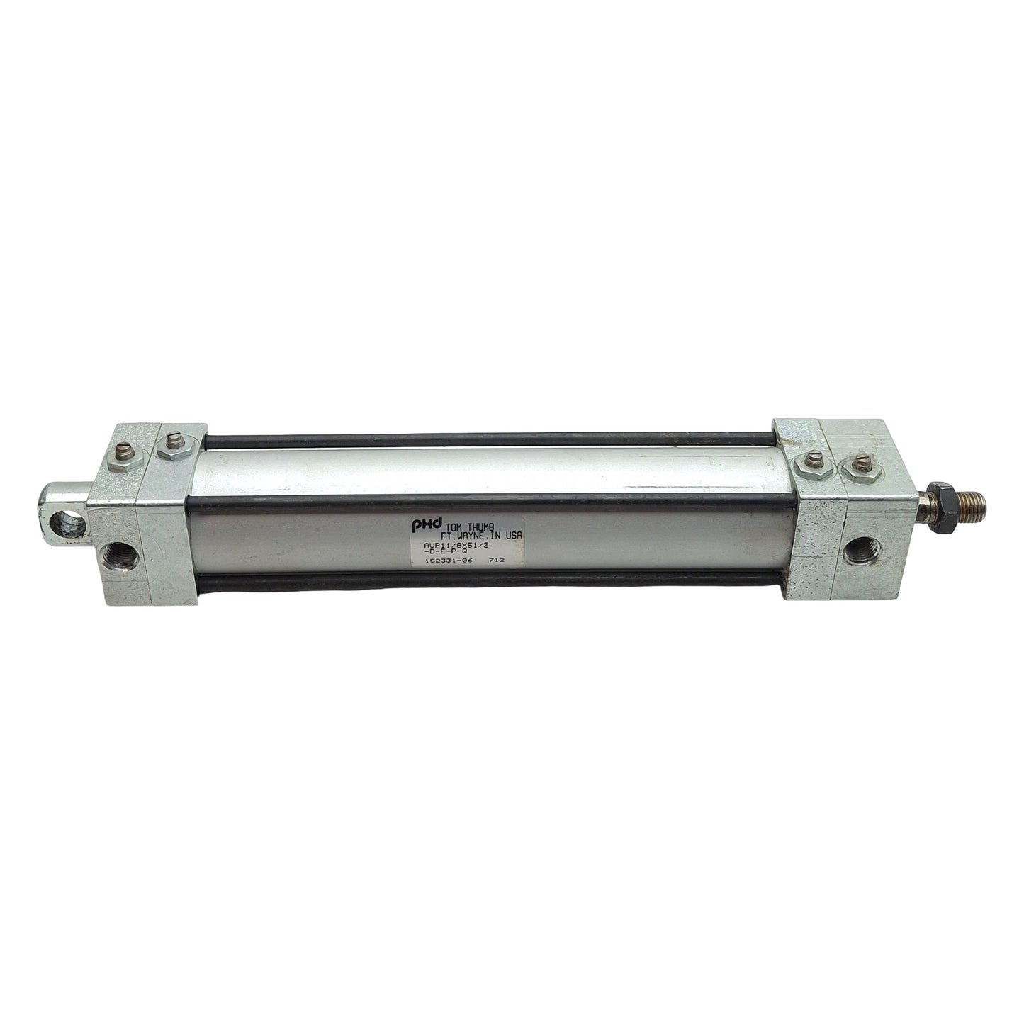 Used PHD AVP11/8X51/2-D-E-P-Q Pneumatic Cylinder, ø1/8" Bore, 5-1/2" Stroke, 1/8" NPT