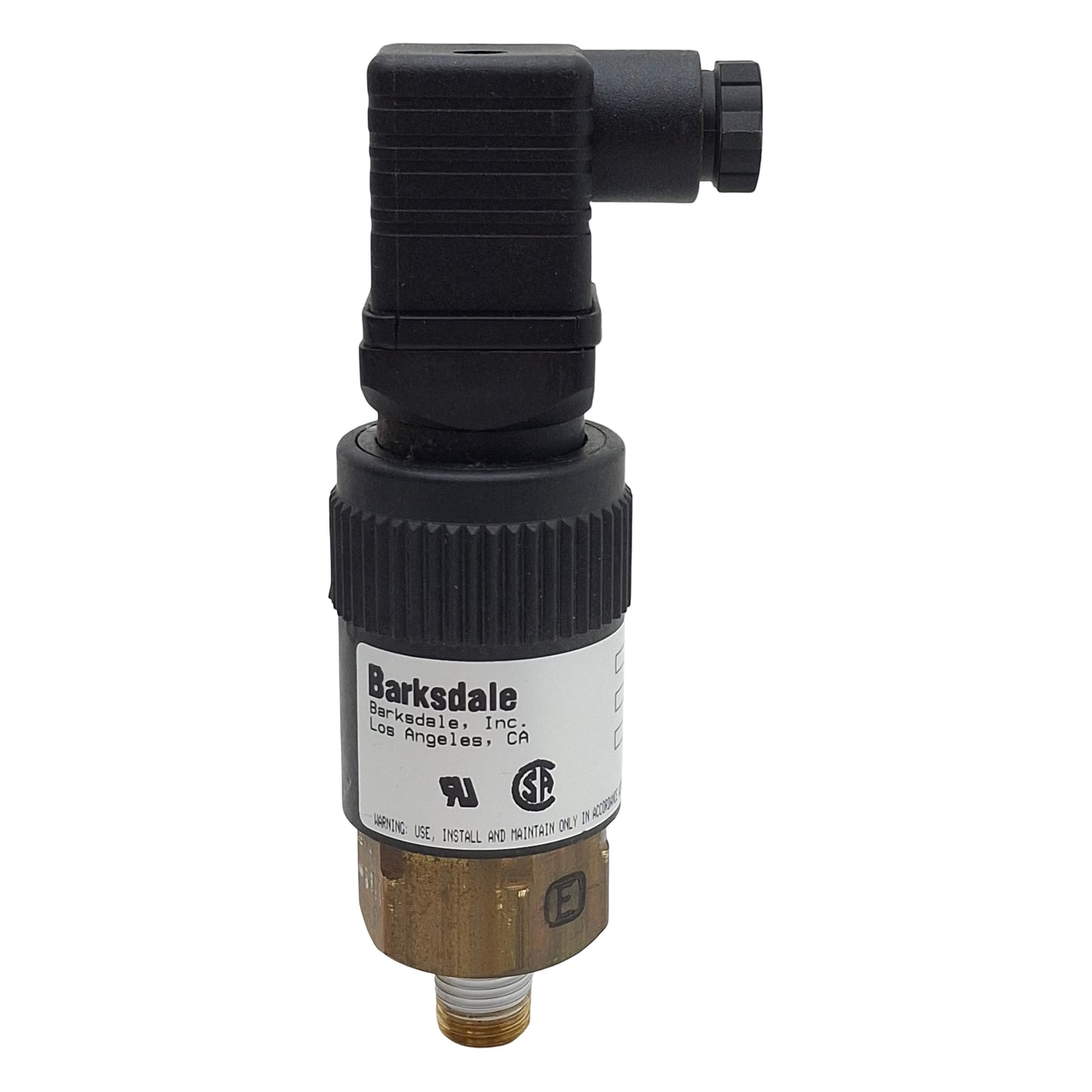 Used Barksdale 96211-BB6-T2 Compact Pressure Switch, SPDT, 5A 125/250VAC, 110-500psi