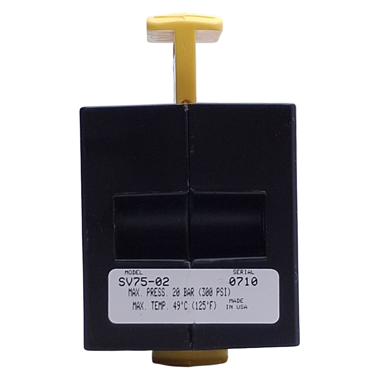 Used Watts SV75-02 Pneumatic Lockout Shut-Off Valve 300 PSI Max Pressure, 1/4" NPT