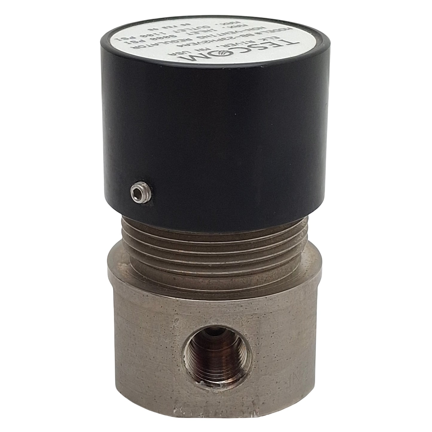 Used Tescom BB-23PH2VEA4 Non-Venting Regulator, 1/4in NPT, 9000psi In, 1100psi Set