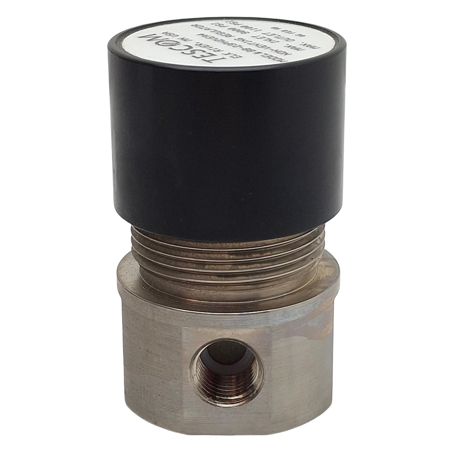 Used Tescom BB-23PH2VEA4 Non-Venting Regulator, 1/4in NPT, 9000psi In, 1100psi Set