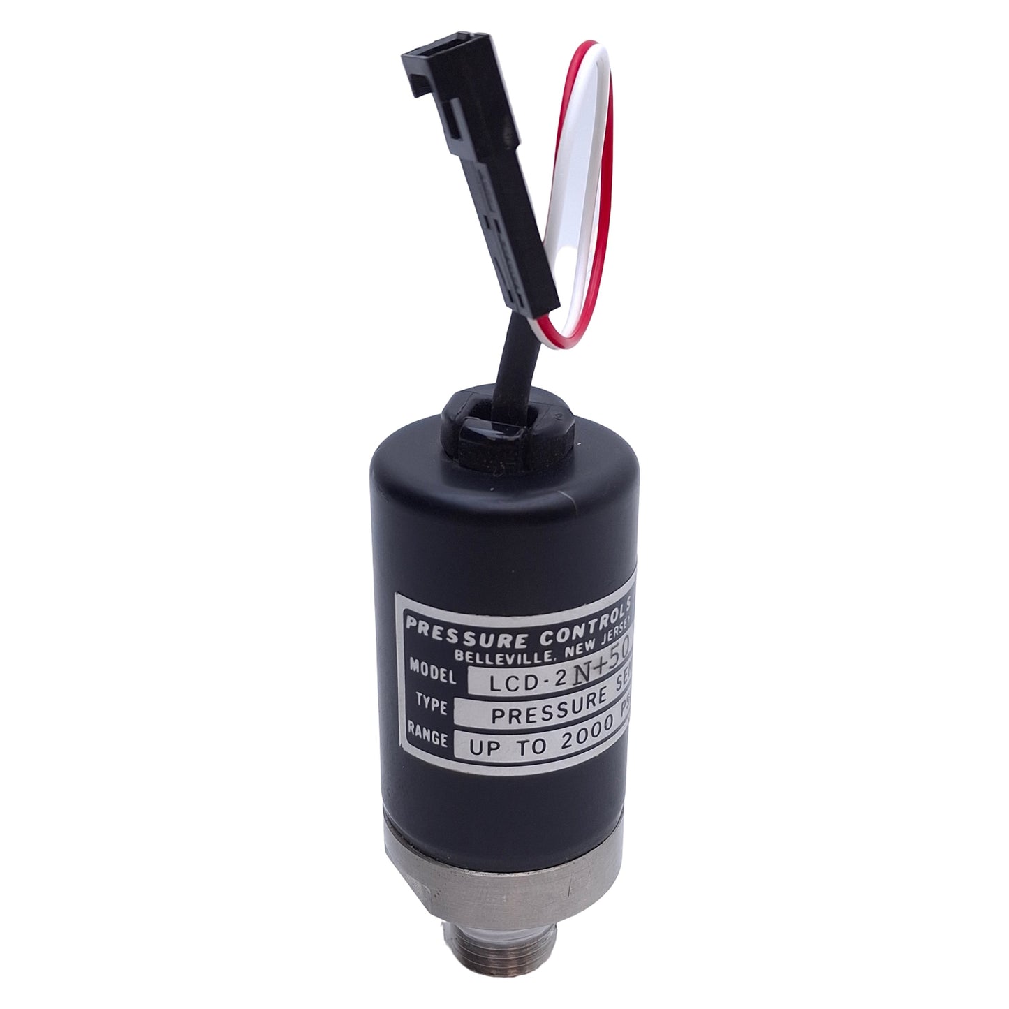 Used Pressure Controls LCD-2 N+50 Pressure Sensor, 2-300psig, ø1-1/8", 1/8" NPT