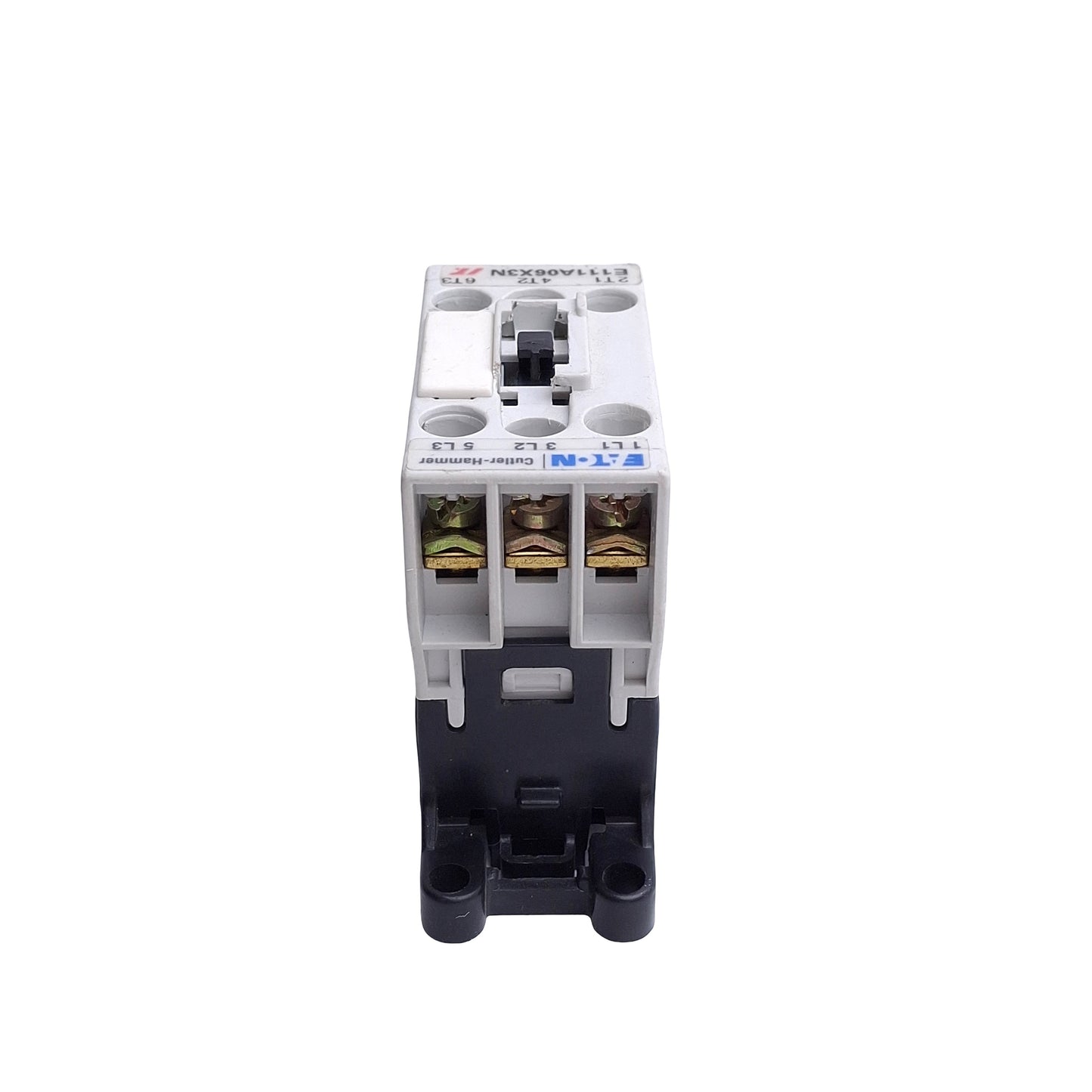 Used Eaton Cutler Hammer E111A06X3N Motor Control Contactor 6A 600VAC, 24VDC Coil
