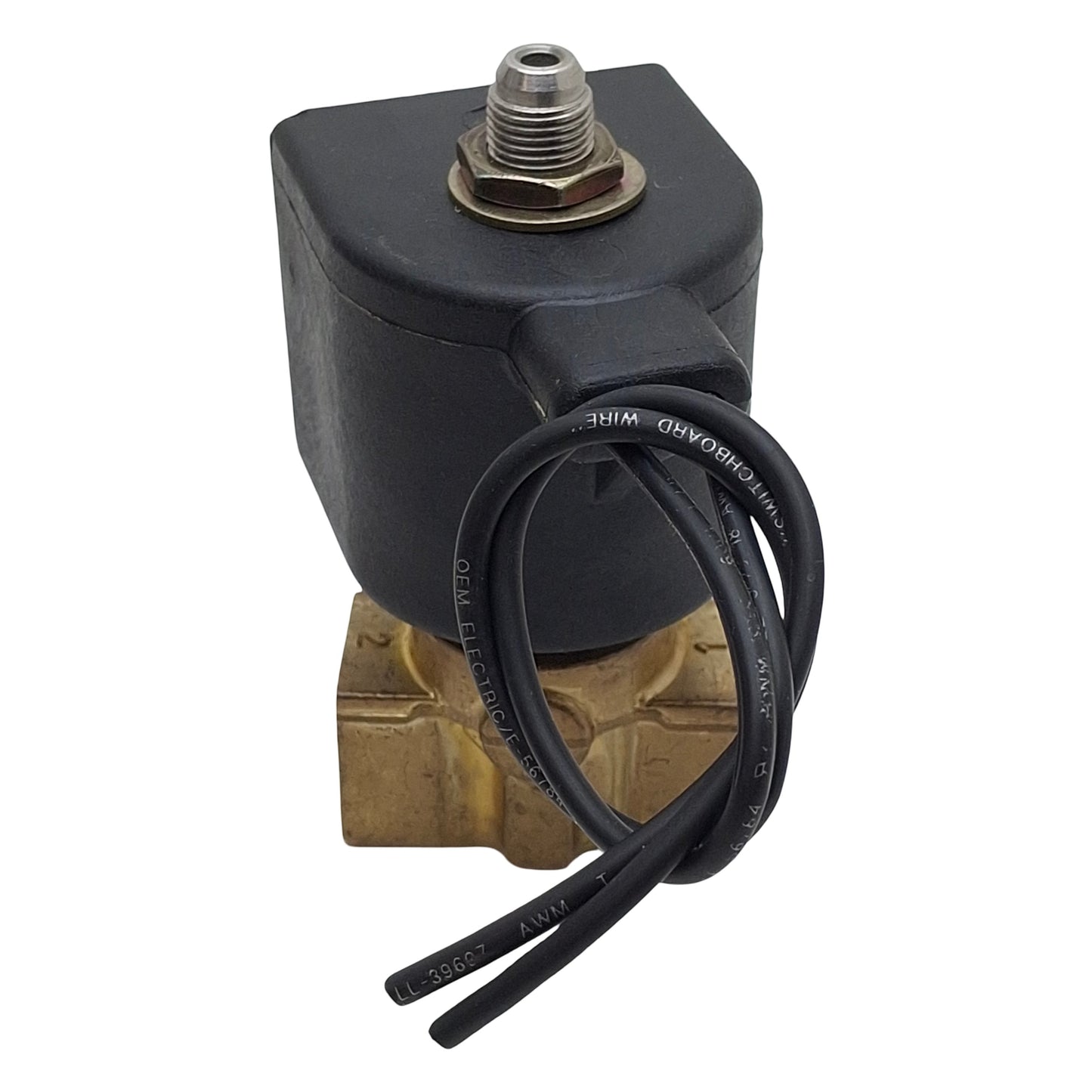 Used Honeywell 7131KBN2BF00 Solenoid Valve, 2-Port 1/4in NPT, 580psi Max, 24VDC Coil