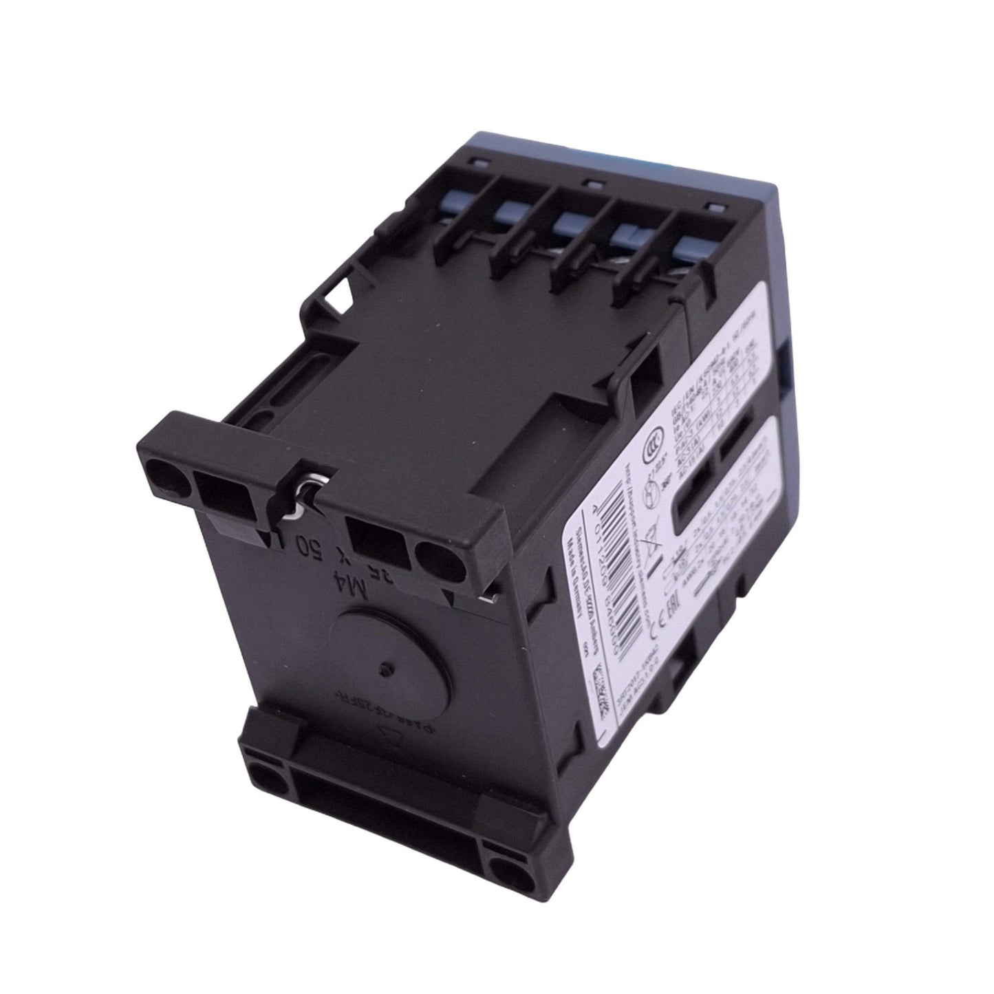 Used Siemens 3RT2017-1KB42 Contactor, 3-Pole NO, 1NC Aux, 12A Max, 24VDC Coil