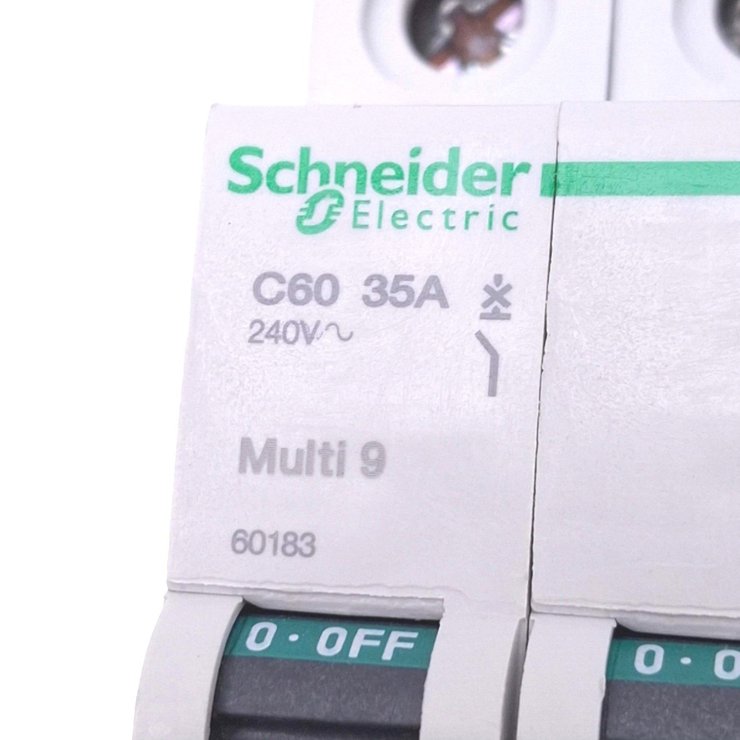 New Schneider Electric 60183 Multi9 C60 Circuit Breaker, 3-Pole 35A, 240VAC