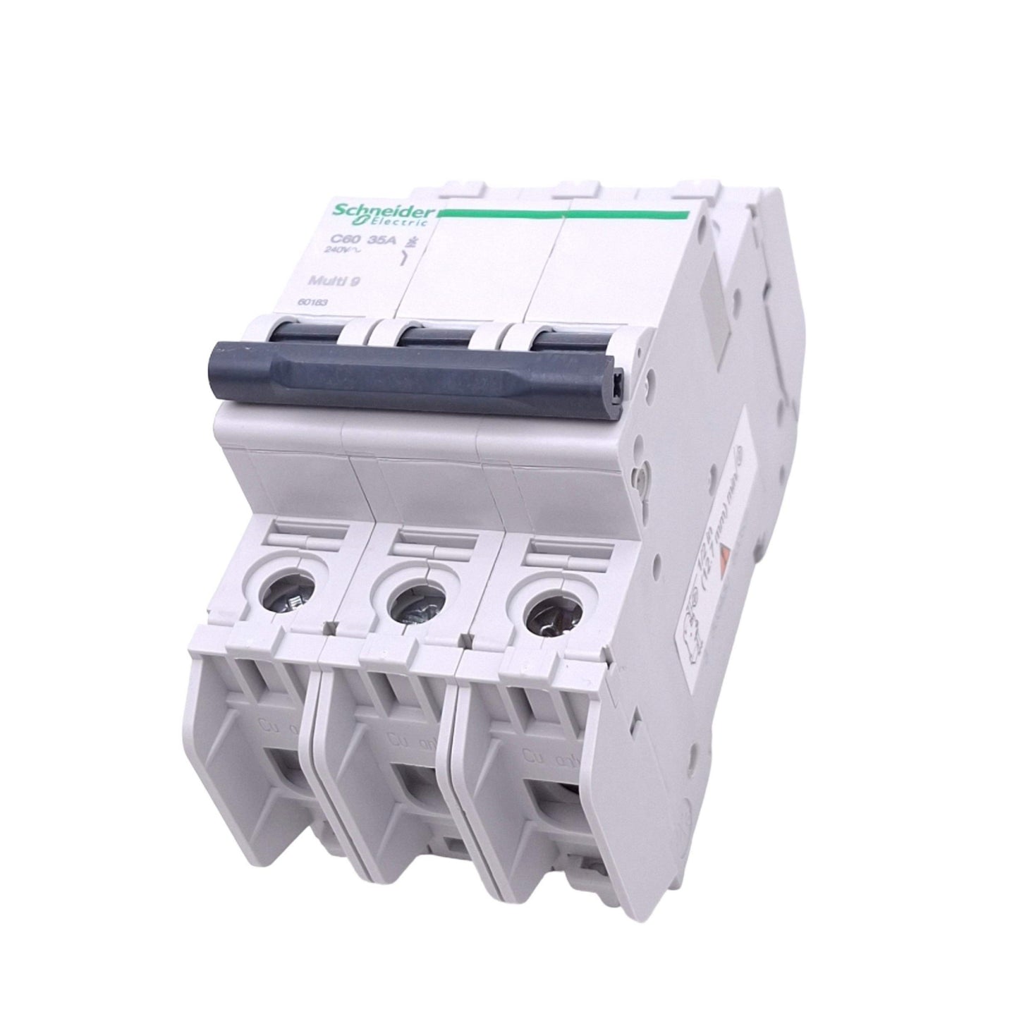 New Schneider Electric 60183 Multi9 C60 Circuit Breaker, 3-Pole 35A, 240VAC