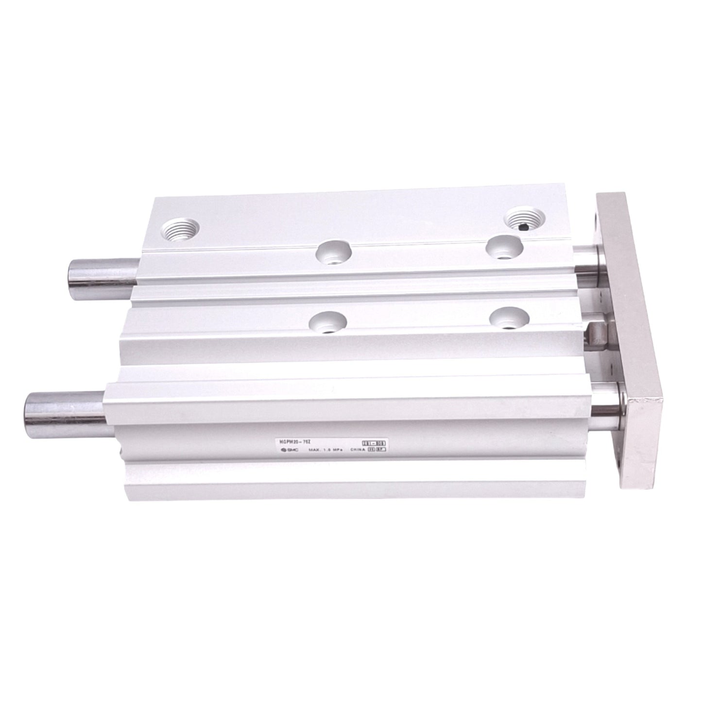 New SMC MGPM20-75Z Guided Cylinder, 20mm Bore, 75mm Stroke, Rc 1/8in, 1.0MPa Max