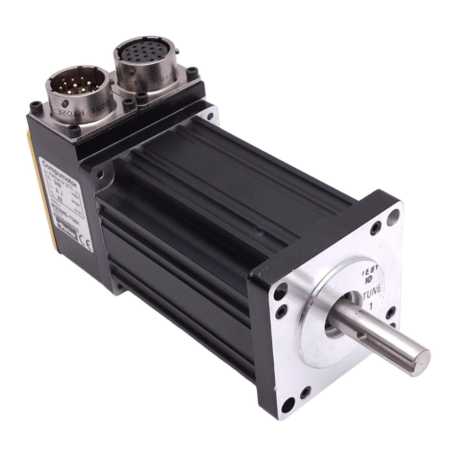 Used Parker SM232AE-TGSN Brushless Servo Motor, 340V 2.1A 92oz-in, 1000ppr, 7500rpm
