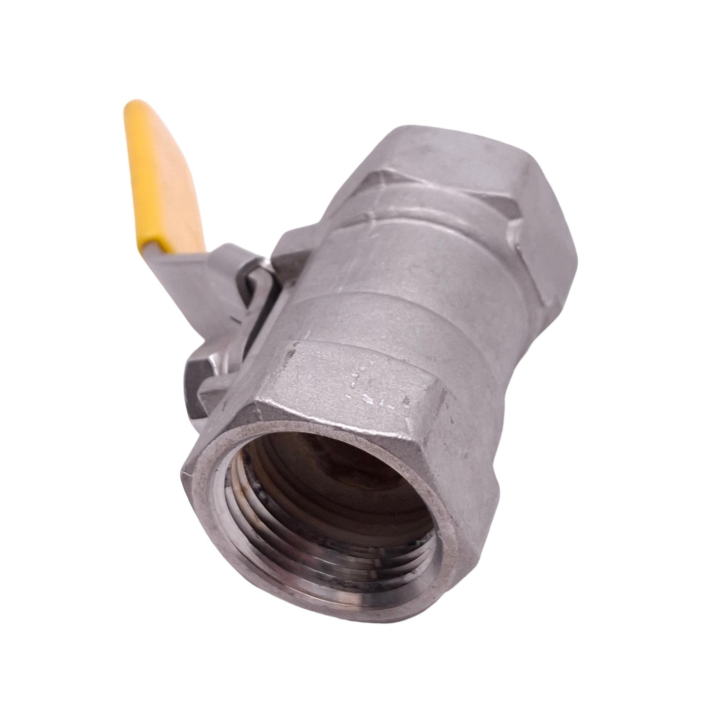 Used Sharpe SV58876010 CF8M Stainless Steel 1-Piece Ball Valve, 1in NPT, 800WOG,