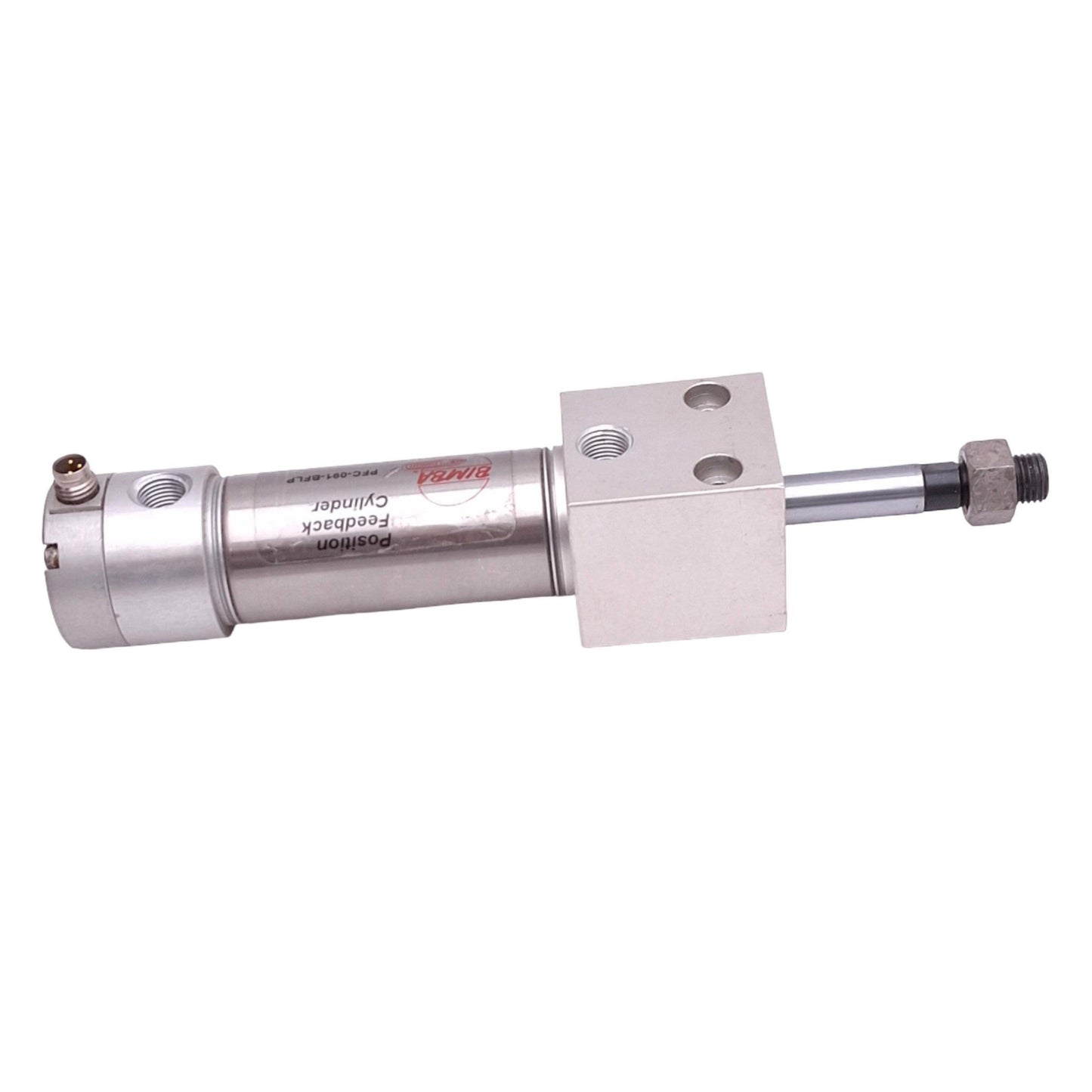 Used Bimba PFC-091-BFLP Position Feedback Cylinder, 1-1/16in Bore, 1in Stroke, 150psi