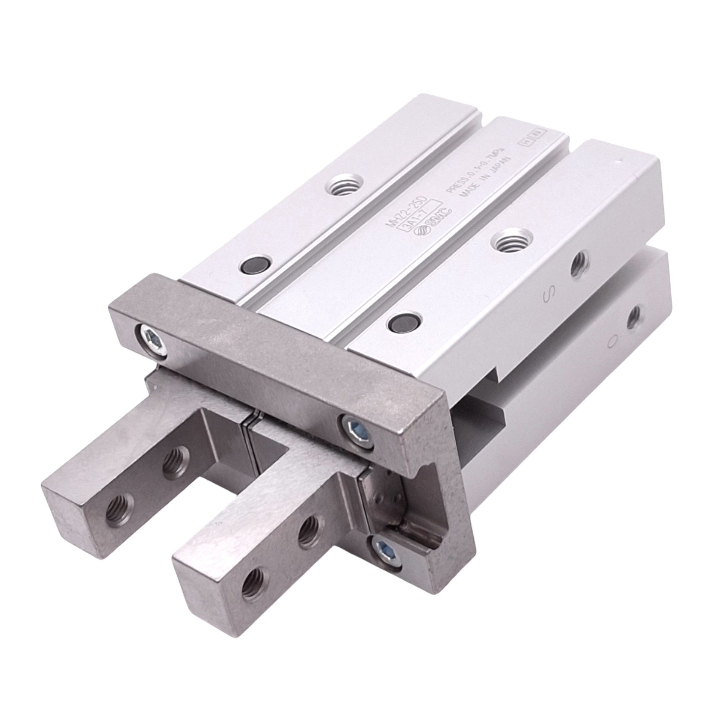 New SMC MHZ2-25D Parallel Air Gripper, 25mm Bore, 22mm Stroke, 104N Max, 0.1-0.7MPa
