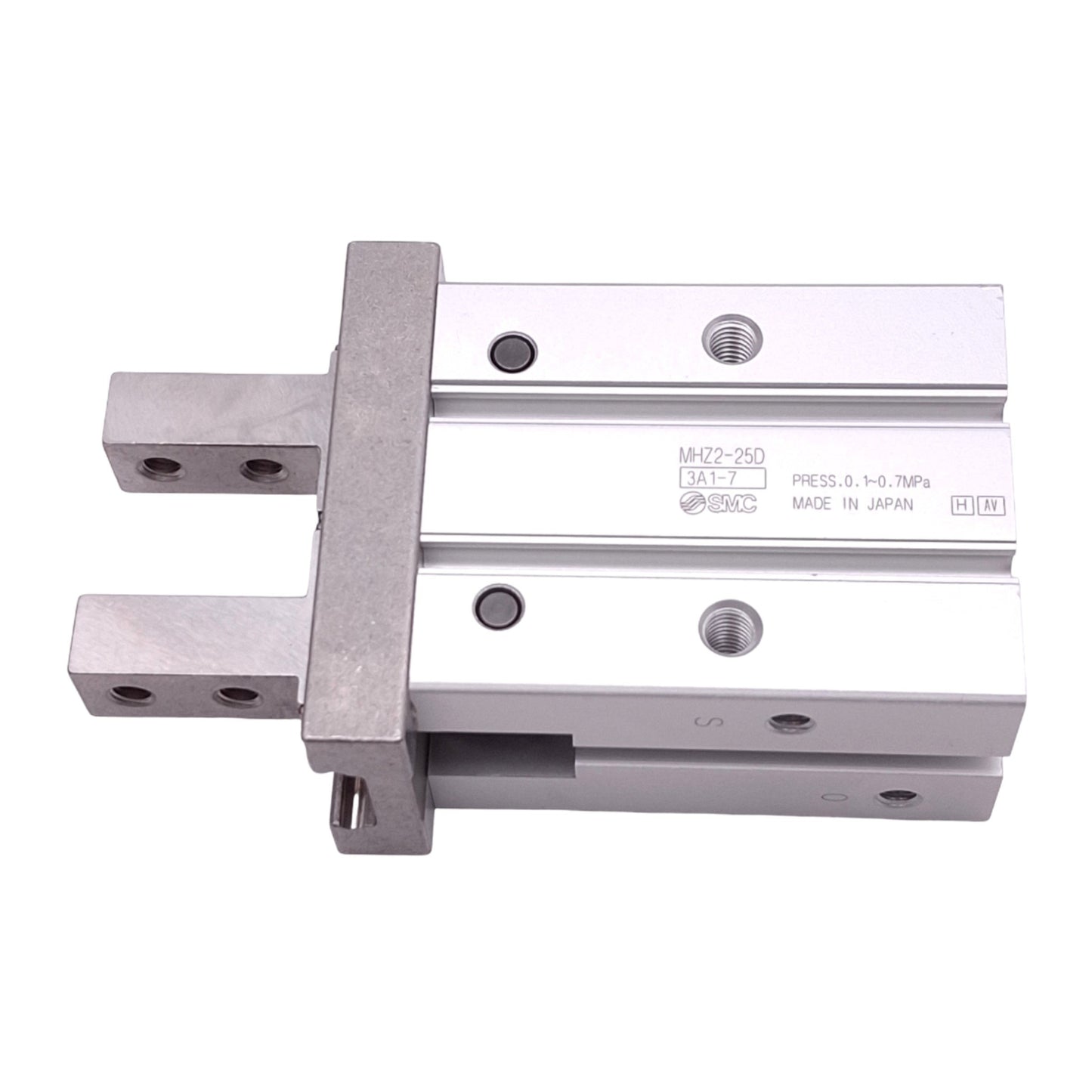 New SMC MHZ2-25D Parallel Air Gripper, 25mm Bore, 22mm Stroke, 104N Max, 0.1-0.7MPa